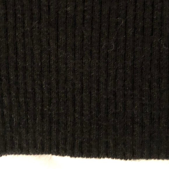 Black Lightweight Open Front Cardigan, Size Large - Picture 5 of 5